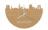 Skyline Clock Groningen Bamboo