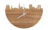 Skyline Clock Groningen Oak