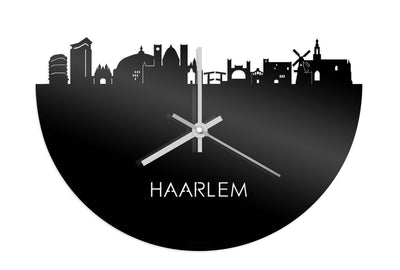 Skyline Klok Haarlem Zwart Glanzend