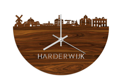 Skyline Clock Harderwijk Rosewood