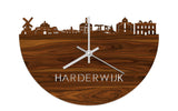 Skyline Clock Harderwijk Rosewood