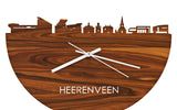 Skyline Clock Heerenveen Rosewood