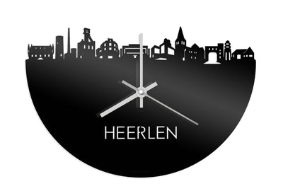 Skyline Klok Heerlen Zwart Glanzend