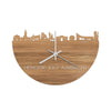 Skyline Klok Hendrik-Ido-Ambacht Eiken houten cadeau wanddecoratie relatiegeschenk van WoodWideCities