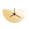 Skyline Klok Hendrik-Ido-Ambacht Metallic Goud gerecycled kunststof cadeau wanddecoratie relatiegeschenk van WoodWideCities