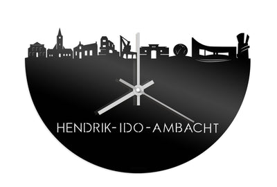 Skyline Klok Hendrik-Ido-Ambacht Zwart Glanzend