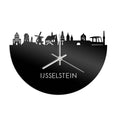 Skyline Clock IJsselstein Black Glossy