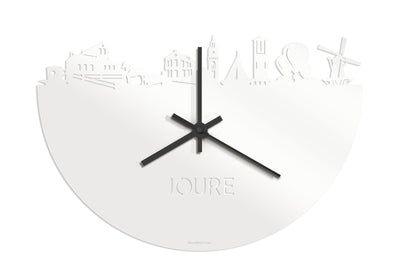 Skyline Clock Joure White Glossy