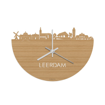 Skyline Clock Leerdam Bamboo