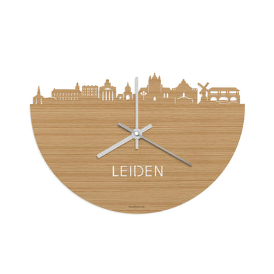 Skyline Clock Leiden Bamboo