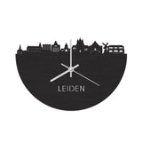 Skyline Clock Leiden Black