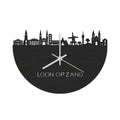 Skyline Klok Loon op Zand Black