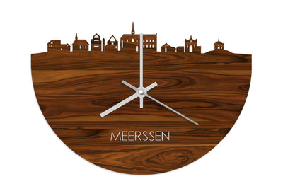 Skyline Clock Meerssen Rosewood