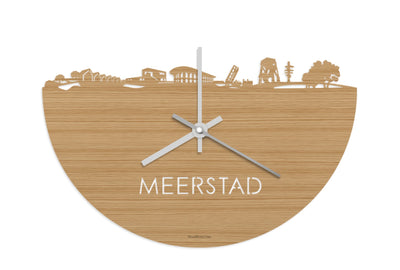 Skyline Clock Meerstad Bamboo