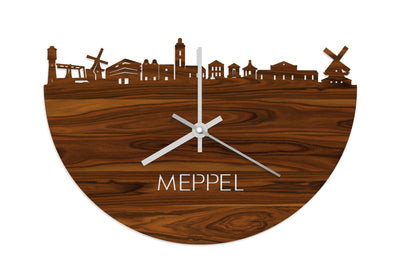 Skyline Clock Meppel Rosewood