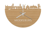 Skyline Clock Middelburg Bamboo
