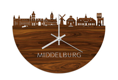 Skyline Clock Middelburg Rosewood