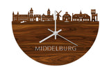 Skyline Clock Middelburg Rosewood