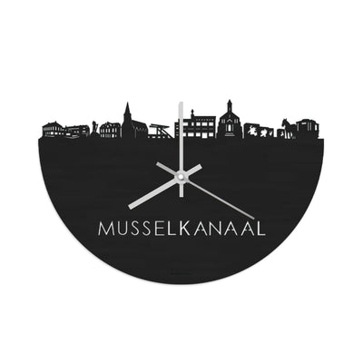Skyline Klok Musselkanaal Black