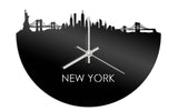 Skyline Klok New York Zwart Glanzend
