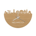 Skyline Clock Nieuwkoop Bamboo