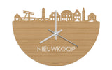Skyline Clock Nieuwkoop Bamboo