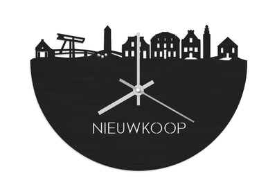 Skyline Clock Nieuwkoop Black