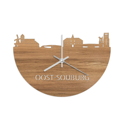 Skyline Clock East Souburg Oak