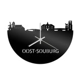 Skyline Klok Oost-Souburg Zwart Glanzend