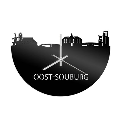 Skyline Clock Oost-Souburg Black Glossy