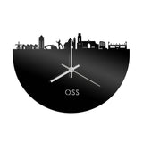 Skyline Klok Oss Zwart Glanzend