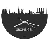 Skyline Clock Groningen Black