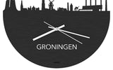 Skyline Clock Groningen Black
