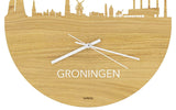 Skyline Clock Groningen Oak