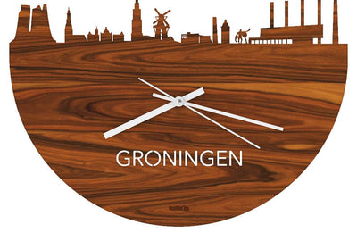 Skyline Klok Oud Groningen Palissander