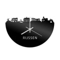 Skyline Klok Rijssen Zwart Glanzend