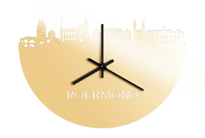 Skyline Clock Roermond Gold Metallic
