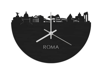 Skyline Clock Rome Black