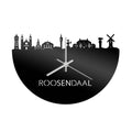 Skyline Clock Roosendaal Black Glossy