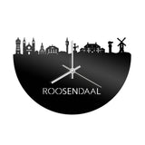 Skyline Klok Roosendaal Zwart Glanzend
