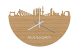 Skyline Clock Rotterdam Bamboo