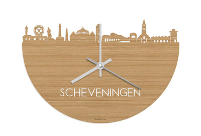 Skyline Clock Scheveningen Bamboo