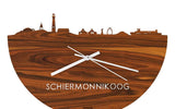 Skyline Clock Schiermonnikoog Rosewood