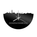 Skyline Clock Schiermonnikoog Black Glossy