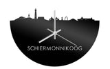 Skyline Klok Schiermonnikoog Zwart Glanzend