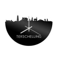 Skyline Clock Terschelling Black Glossy