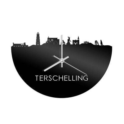 Skyline Klok Terschelling Zwart Glanzend