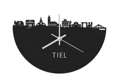 Skyline Clock Tiel Black