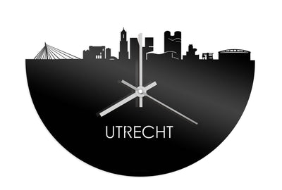 Skyline Klok Utrecht Zwart Glanzend