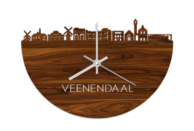 Skyline Clock Veenendaal Rosewood